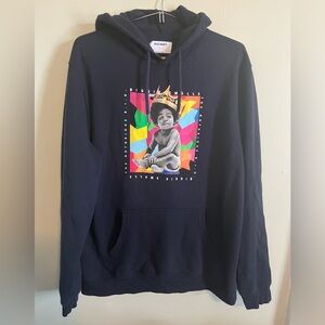 Mens Biggie Smalls Christopher Wallace Printed Graphic Hoodie
